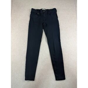 Burberry Brit Pants Womens‎ Size M Black Westbourne Skinny Ankle Medium Low Rise